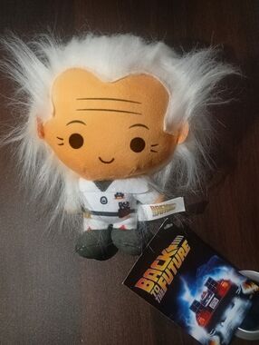 Back to the Future Doc Brown Plush Toy - White Hair